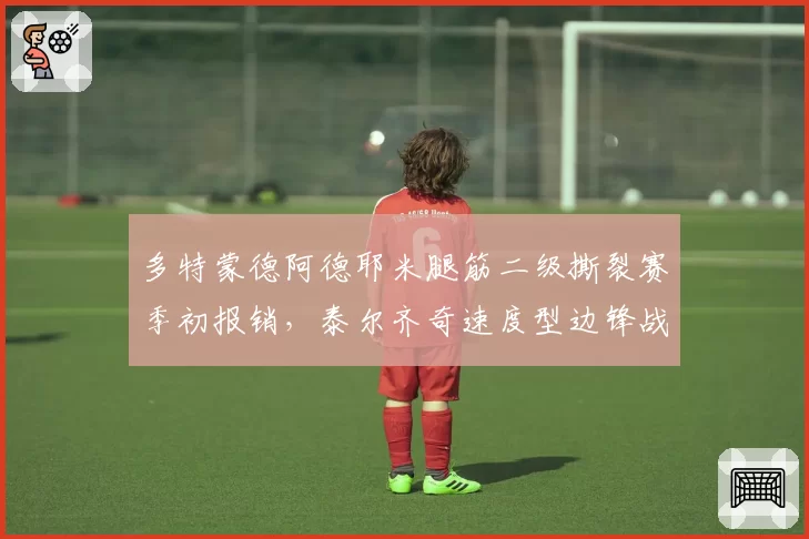 多特蒙德阿德耶米腿筋二级撕裂赛季初报销，泰尔齐奇速度型边锋战术体系遭重创需重建
